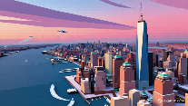 Different 3D art styles generated with Kling AI