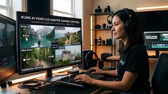 Kling AI Camera Control: Master Push, Pull, Pan & Tilt in AI Video
